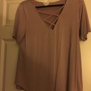 Mauve color top